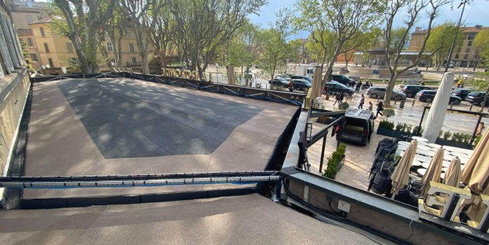 étanchéité la rotonde Étanchéité toit plat la rotonde  Toit terrasse Aix-en-Provence  Toit plat en Provence 