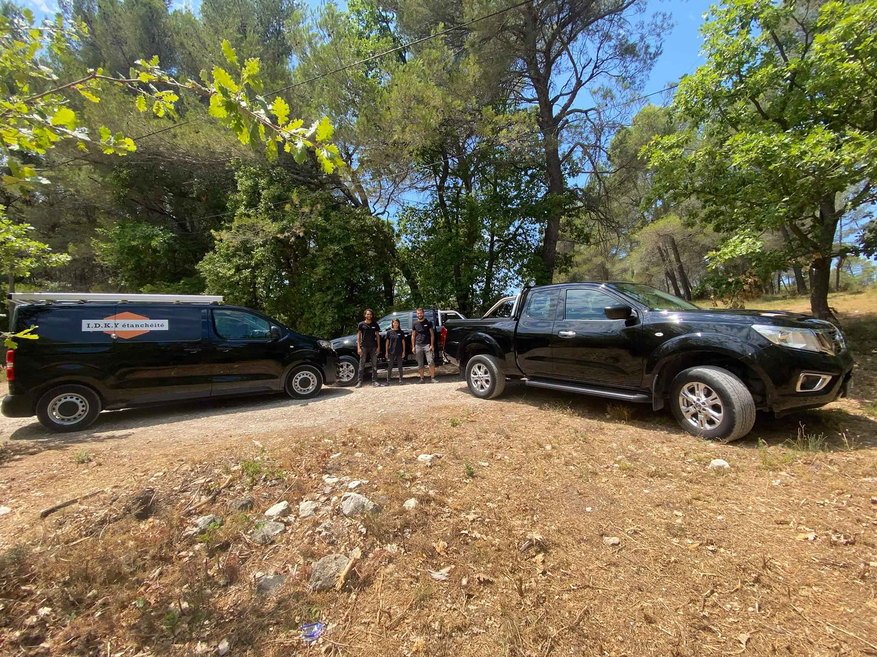 Réalisation d'un complexe d'étanchéité en auto protégé ''rouge Provence’’